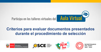  Taller online gratis Criterios para evaluar documentos presentados durante el procedimiento de selección