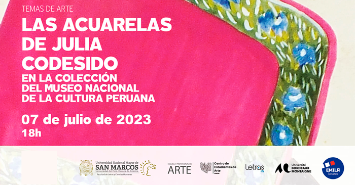 Conferencia semipresencial Las acuarelas de Julia Codesido en la