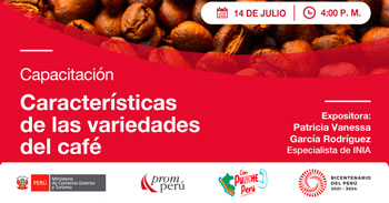 Capacitación online "Características de las variedades del café" de PromPerú