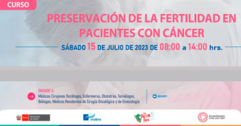 Capacitación online "Preservación de la fertilidad en pacientes con cáncer" del INEN