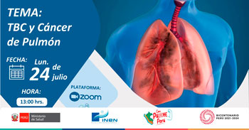 Capacitación online "TBC y Cáncer de Pulmón" del INEN