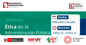 Conferencia online gratis "Ética en la Función Pública" del SERVIR