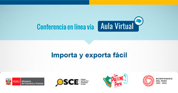 Conferencia online gratis "Importa y exporta fácil" del OSCE