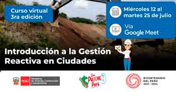 Cursos online "Introducción a la gestión reactiva en ciudades" del Ministerio de Vivienda