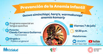EsSalud Digital "Prevenciónde la anemia infantil"