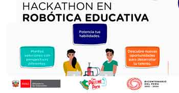 Evento online "HACKATHON en Robótica Educativa" del Ministerio de Educación