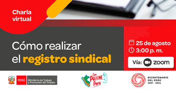 Charla online gratis "Inclusión laboral de migrantes y refugiados" del MTPE