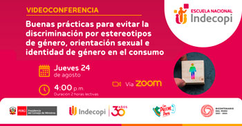 Conferencia online Buenas prácticas para evitar la discriminación por estereotipos de género, orientación sexual 