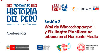Conferencia online gratis "Wari de Wiracochapampa y Pikillaqta: Planificación urbana en el Horizonte Medio" 