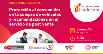 Conferencia online Protección al consumidor en la compra de vehículos y recomendaciones en el servicio de post venta