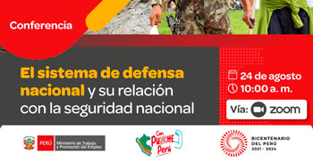 Conferencia online gratis "El sistema de defensa nacional y su relación con la seguridad nacional"