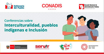 Conferencias online gratis sobre "Interculturalidad, pueblos indígenas e inclusión" del SERVIR