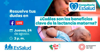 Consultorio EsSalud "¿Conoces los beneficios de la lactancia materna?"