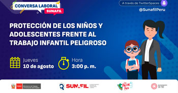 Conversatorio online gratis  "Protección de los niños y adolescentes frente al Trabajo Infantil peligroso"