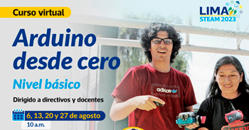 Curso online gratis "Arduino desde cero para docentes" de la Municipalidad de Lima