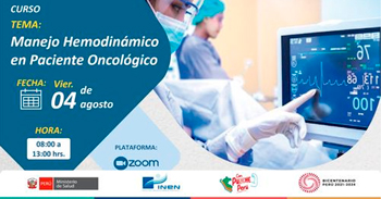 Curso online "Manejo Hemodinámico en Paciente Oncológico"