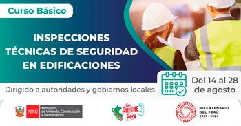 Cursos online "Inspecciones técnicas de seguridad en edificaciones" del Ministerio de Vivienda