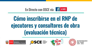 Evento online gratis "Cómo inscribirse en el RNP de ejecutores y consultores de obra (evaluación técnica)"