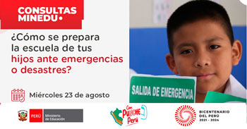 Evento online gratis "¿Cómo se prepara la escuela de tus hijos ante emergencias o desastres?"