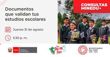 Evento online gratis "Documentos que validan tus estudios escolares"