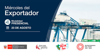 Participa en el taller presencial del Miércoles Del Exportador