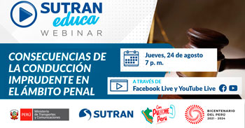 Webinar online gratis "Consecuencias de la conducción imprudente en el ámbito penal"