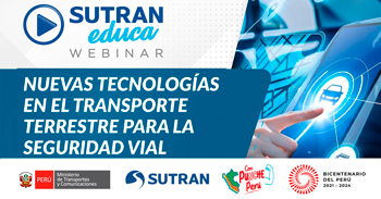 Webinar online gratis"Nuevas tecnologías en el transporte terrestre para la seguridad vial"