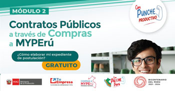 Capacitación gratuita semipresencial "¿Cómo elaborar mi expediente de postulación?"