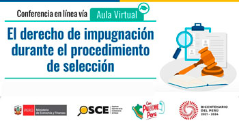Conferencia online gratis "El derecho de impugnación durante el procedimiento de selección" del OSCE