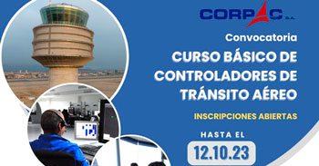 Curso básico 2023 "Control de tránsito aéreo" de CORPAC