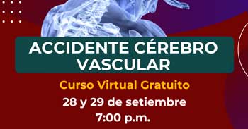  Curso online gratis de "ACV (Derrame cerebral)  Accidente cerebro vascular"