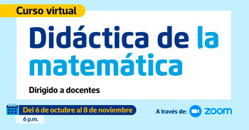 Curso online gratis de "Didáctica de la Matemática" de la Municipalidad de Lima