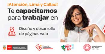 Curso online gratis de "Diseño y desarrollo de páginas web" del Ministerio de Trabajo