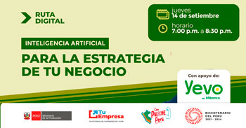 Curso virtual  Ruta Digital: "Inteligencia artificial para la estrategia de tu negocio"