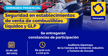 Seminario presencial "Seguridad en establecimientos de venta de combustibles líquidos"