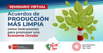 Seminario online "Acuerdos de producciòn màs limpia" del Ministerio de la Producción