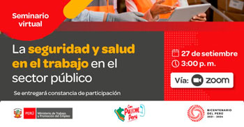 Seminario online gratis "La seguridad y salud en el trabajo en el sector público"
