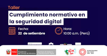 Taller online "Cumplimiento normativo en la seguridad digital"