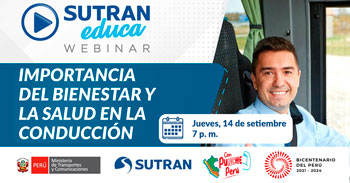 Webinar online gratis "Importancia del bienestar y la salud en la conducción"