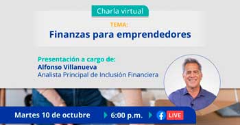 Charla online gratis "Finanzas para emprendedores"  de la SBS