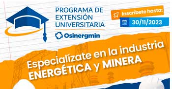 OSINERGMIN PEU 2023 - Programa de Extensión Universitaria de OSINERGMIN