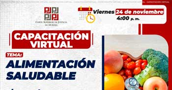 Capacitación online "Alimentación Saludable"