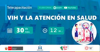 Capacitación online "VIH y la atención en salud" del MINSA