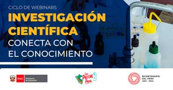 Ciclo de webinars online  "Docente Investigador" del MINEDU