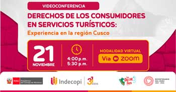 Conferencia online gratis "Derechos de los consumidores en servicios turísticos"
