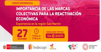 Conferencia online gratis "Importancia de las marcas colectivas para la reactivación económica"
