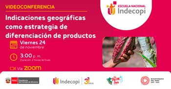 Conferencia online gratis "Indicaciones geográficas como estrategia de diferenciación de productos"