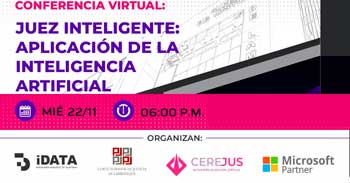 Conferencia online "Juez inteligente: Aplicación de la inteligencia artificial"