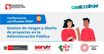 Conferencias online sobre "Gestion de riesgos y diseño de proyectos en la Administración Pública" del SERVIR