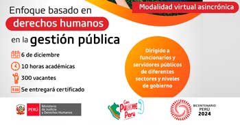 CURSO: Enfoque Basado en Derechos Humanos en la Gestión Pública (gratis online certificado)